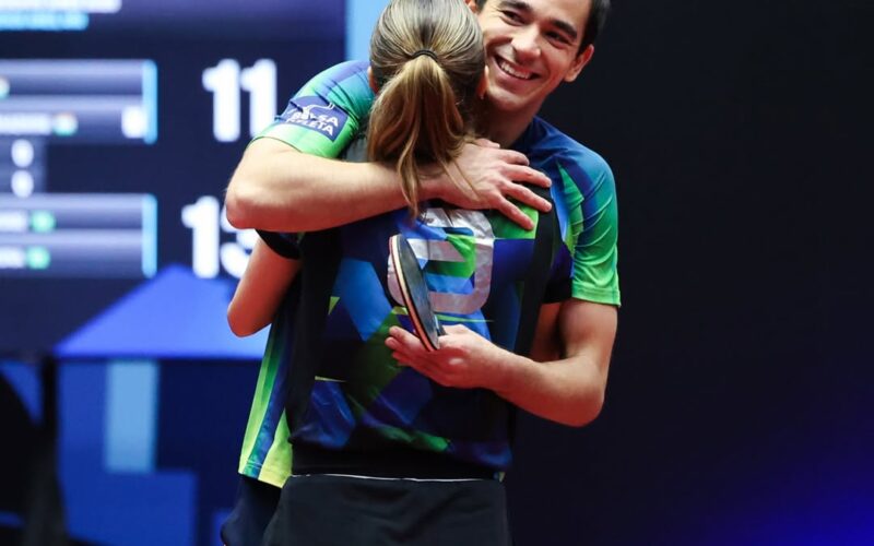 Calderano e Takahashi quebram recordes e vencem o torneio de Tênis de Mesa em Singapura