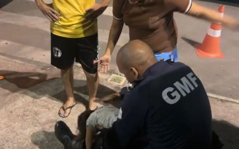 Guarda Municipal resgata bebê de 1 ano em incidente de engasgamento em Fortaleza