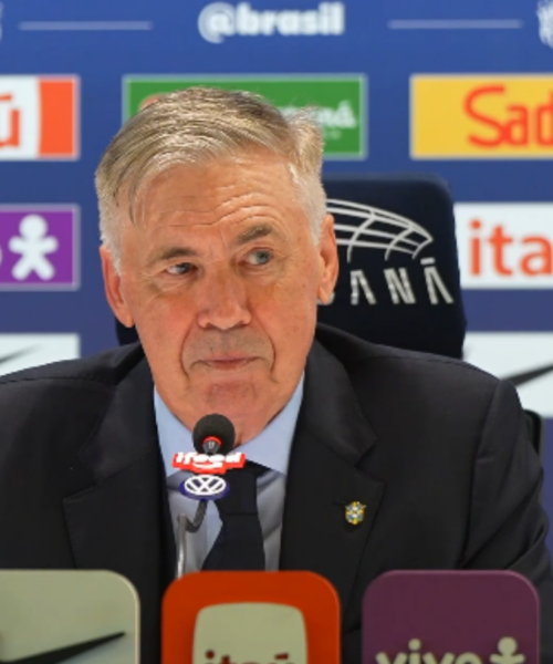 Ancelotti apela por tranquilidade na Seleção e desdramatiza empate: “Não há razão para desespero