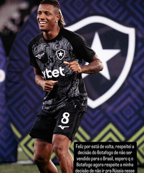 Danilo exige posicionamento do Botafogo após recusa de transferência para o Palmeiras