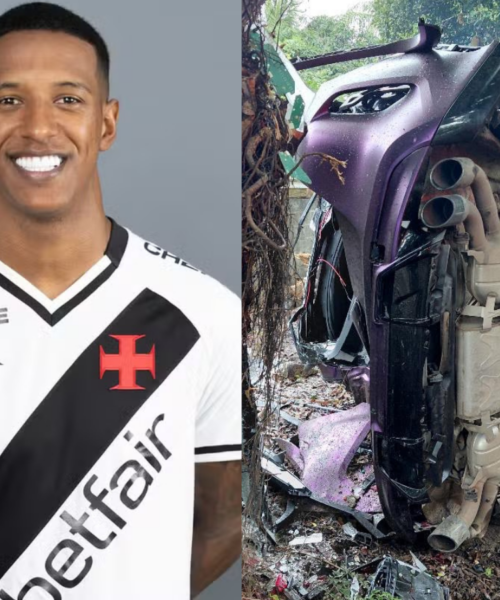 Zagueiro do Vasco, Robert Renan, se envolve em colisão automobilística no Rio de Janeiro